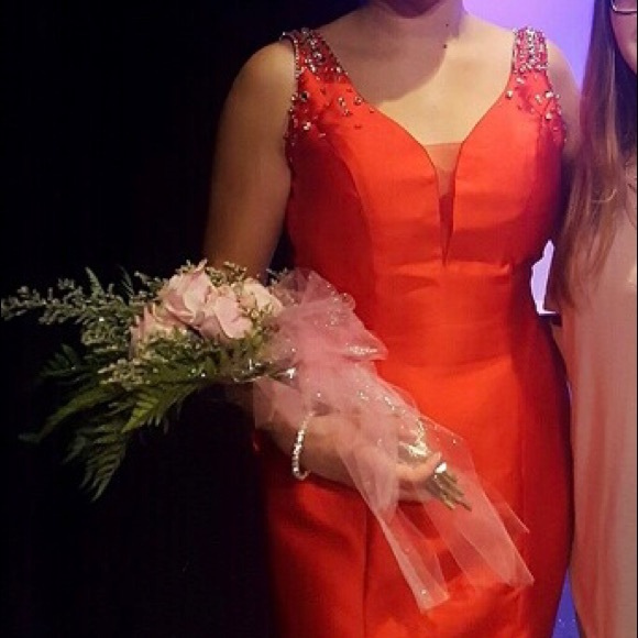 Red Prom/Formal Mermaid Dress - Picture 5 of 10